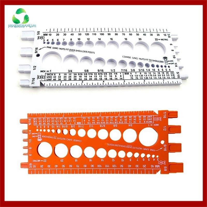 [Yongbaoyvq.vn] Bolt Nut Thread Inch & Metric Thread Test Bolt Gauge ...