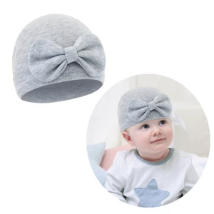 XGB Thoáng Khí Cho Bé Bonnet Mũ Cotton Sơ Sinh Nơ Bonnet Mũ Bà Bầu Thoải Mái