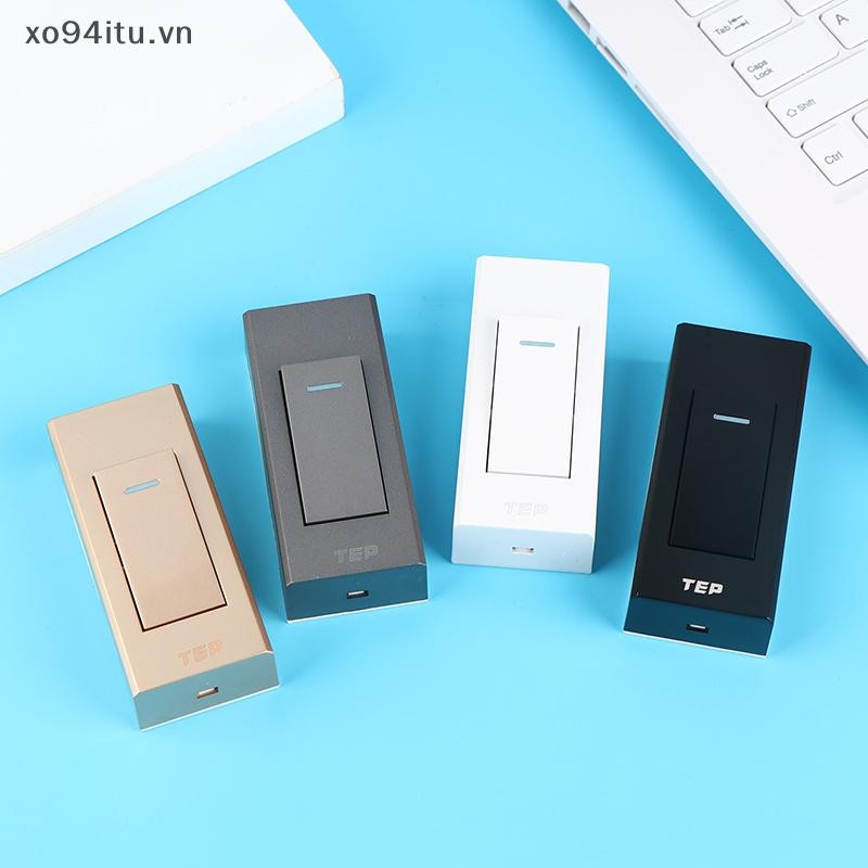 XOITU 1Pc 1 Gang 2 Chiều Bề Mặt Gắn Dây Lắp Đặt Đầu Giường Bật / Tắt Bảng Điều Khiển Đèn Tường VN
