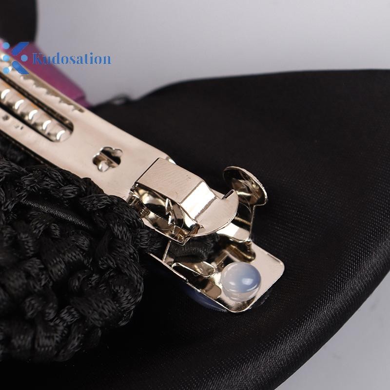 Kudosation Nữ Nơ Barrettes Ruy Băng Y Tá Khách Sạn Bưu Chính Ngân Hàng Tiếp Viên Kẹp Tóc Snood Net Bun Hairgrips