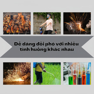 Mặt nạ bảo vệ công việc Mặt nạ bảo vệ trong suốt chống bụi, Che Bụi Xe Mặt Nạ Phòng chống va đập, Chống hàn và chống mài