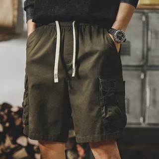 Quần short nam ESEA thời trang cổ điển Mỹ quần short hàng hóa phong cách trung tính chất lượng cao