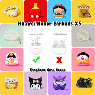 [imamura] Dành Cho Huawei Honor Earbuds X5 Ốp Lưng Tai Nghe Hoạt Hình Thời Trang Vỏ Silicon Mềm NO.4
