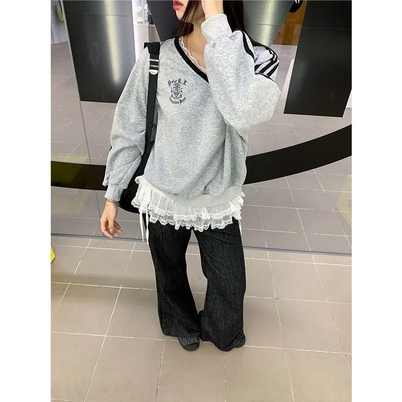 Mùa xuân mùa hè công nghiệp nặng ren ngắn rèm
