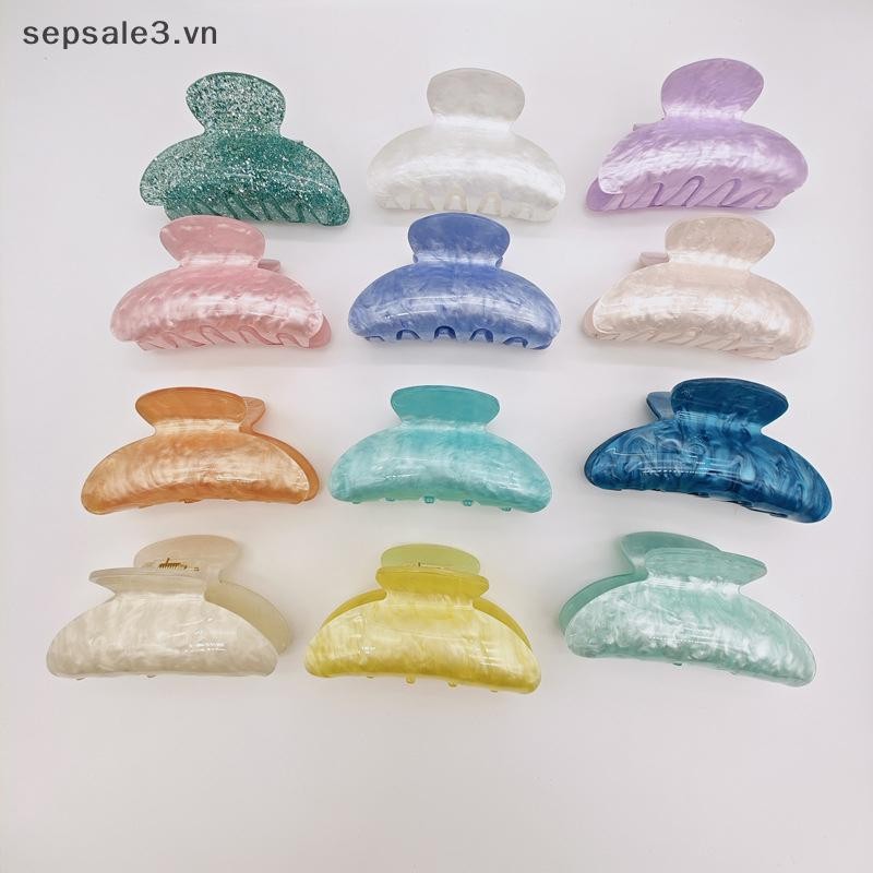 # sepsale # Kẹp Tóc Vintage Cho Bé Gái Móng Vuốt Kẹp Barrette Họa Tiết Mới Cho Nữ Phụ Kiện Tóc.