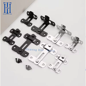 Then cài cửa , khóa cửa, then cài 90 độ bằng inox cao cấp an toàn và tiện lợi( tặng kèm đinh vít)