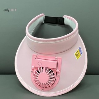 Julyhot Quạt Làm Mát Thoáng Khí Mũ Che Nắng Đạt Đỉnh Nắp Sạc USB Cho Thể Thao Sunhat Massivedeals
