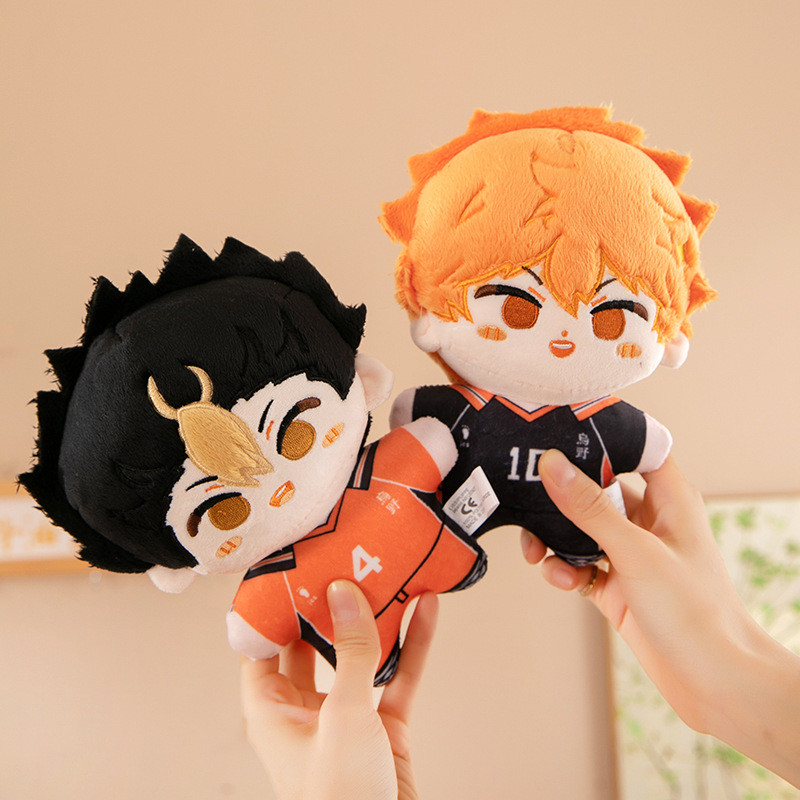 Anime Haikyuu 20cm Sang Trọng Búp Bê Đồ Chơi Tobio Kageyama Shoyo Hinata Kuroo Tetsurou Mềm Nhồi Bông Gối Bộ Sưu Tập Đồ Chơi Búp Bê