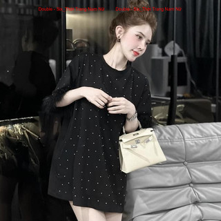 Áo Thun Đá Lông Ống Tay Double - Six Áo Phông Cotton Khô Dày Dặn