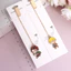 SY Demon Slayer Kamado Tanjirou Metal Anime Bookmark Chain Lễ Tốt Nghiệp Mùa Quà Tặng Cho Bạn Bè Quà Lưu Niệm