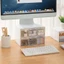 Giá đỡ màn hình máy tính trong suốt Giá đỡ nâng có ngăn kéo lưu trữ Giá đỡ màn hình PC Máy tính xách tay Máy tính để bàn cho chuột sạc mới