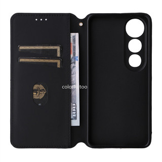 Vivo V50 5G 2025 Flip Cover Cho Vivo V50 Lite V50Lite V40Lite 4G 5G Vỏ Ví Da Khe Cắm Thẻ Vỏ Điện Thoại Full Cover Giá Đỡ Chân Đế Chống Sốc Ốp Lưng Cho VivoV50