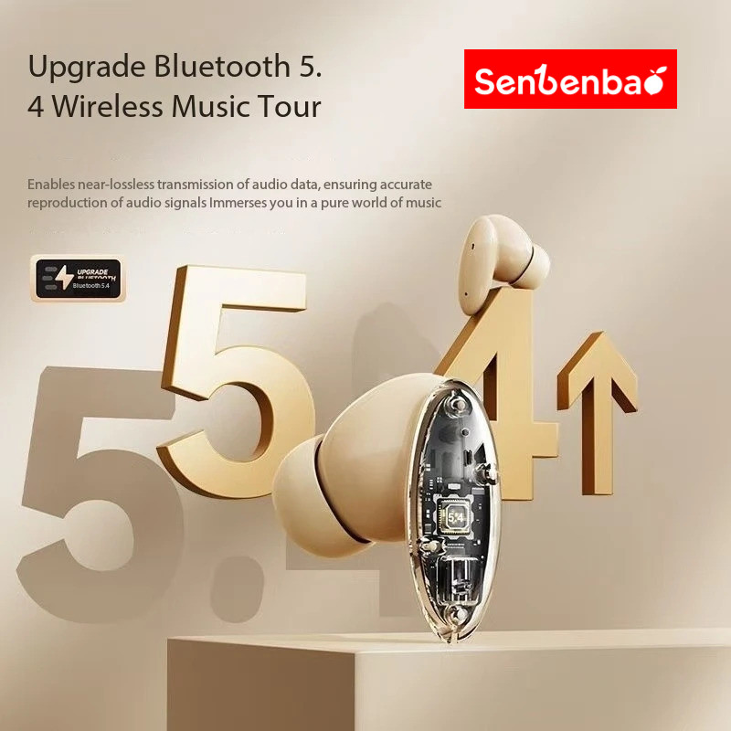 Senbenbao Original SJ7 Tai Nghe Bluetooth Khử Tiếng Ồn Tai Nghe Không Dây HiFi Music HD Gọi Có Micro Bluetooth 5.4