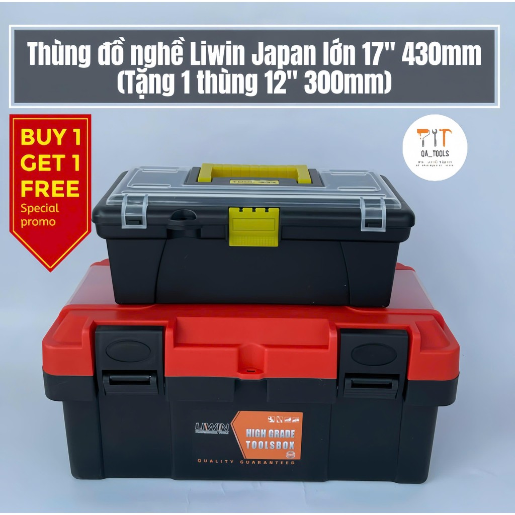 Thùng đựng đồ nghề Liwin Japan cỡ lớn 17