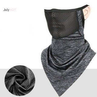 Julyhot Ice Silk Cover Mặt nạ chống nắng Full Face Mùa hè Đi xe đạp s dành cho nam nữ Khăn mặt câu cá Massivedeals