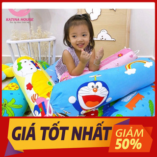 🔖TẶNG KÈM VỎ GỐI🔖Gối Cho Bé Đi Học (Ruột+Vỏ Gối), Gối Nằm, Ôm Cho Trẻ Em Đi Học Nằm Êm Ái _ Giá Rẻ