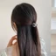 Kẹp tóc Mini BORAGETE, Kẹp tóc hợp kim, Kẹp móng vuốt cua nhỏ cổ điển đính đá