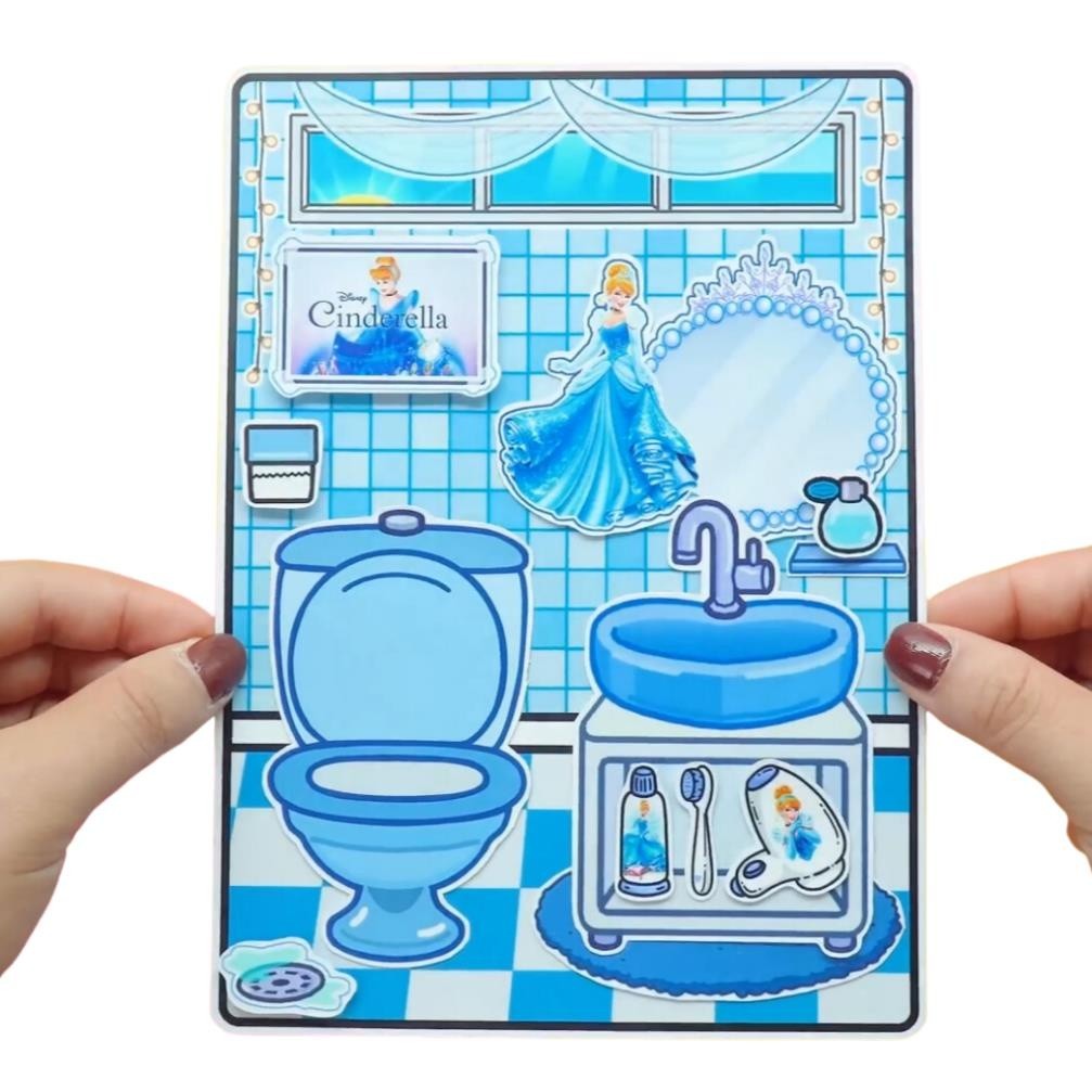 Đồ chơi bằng giấy ngôi nhà búp bê của toca boca đồ chơi bé gái h23