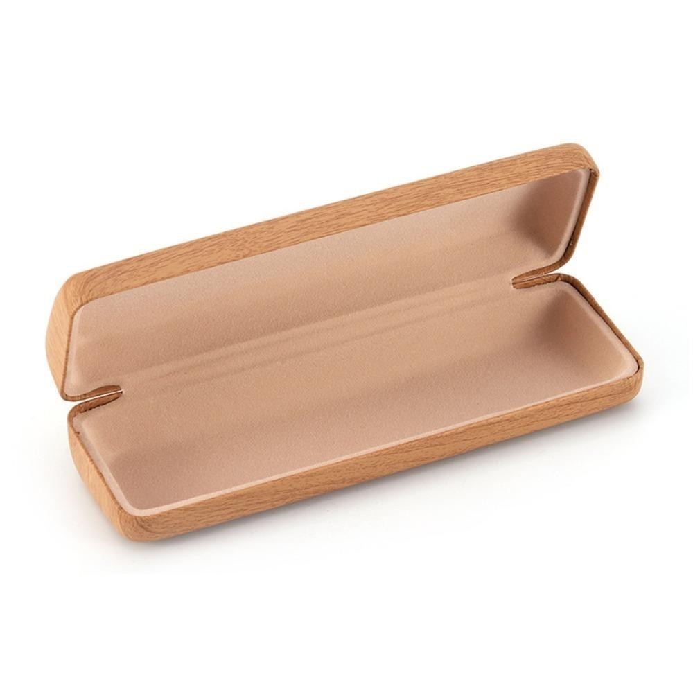 Kính MERIGGIARE, Hộp Kính Mắt Da PU Bảo Vệ Kính, Hộp Đựng Kính Vỏ Cứng Hạt Gỗ Di Động Nam