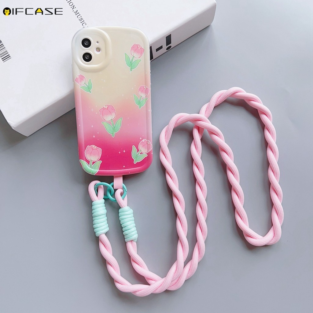Dây đeo cổ đa năng nylon nhiều màu cho điện thoại và thẻ ID
