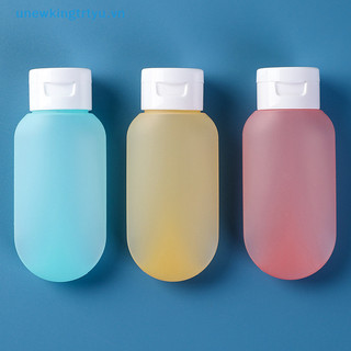 Unewtyu 3 Cái / bộ Chai Có Thể Đổ Lại 60ml Silicon Mềm Lotion Hộp Bóp Ống Trống Chai Dầu Gội Du Lịch Di Động VN