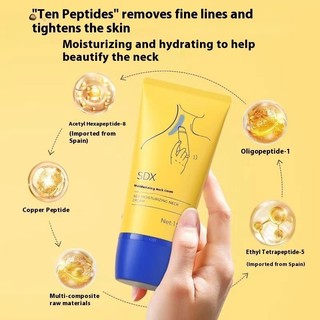 Kem cổ Sdx Sdx 🍎 Kem dưỡng ẩm cổ để nâng làm săn chắc đường cong dưỡng ẩm Massage bóng và Kem làm mờ cổ Kem chăm sóc cổ