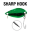Muỗng Kim Loại Chìm Jigging 10 Màu 3cm / 2.5g / 3.5g / 5g Mồi Nhân Tạo Cho Cá Hồi, Bass