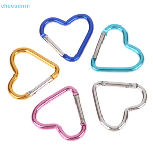 Cheenm 1 Hình Trái Tim Hợp Kim Nhôm Carabiner Kẹp Móc Khóa Ngoài Trời Khóa Chai Nước Khóa Phụ Kiện Du Lịch VN