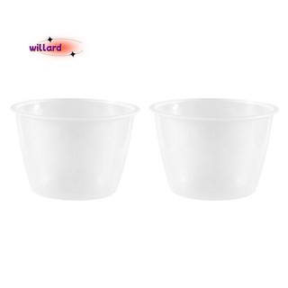 Nồi Điện Nhựa 120ml Cốc Đo Cơm 2 Chiếc Trắng Trong Suốt