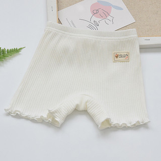 Quần short legging màu trơn bằng vải cotton co giãn dành cho bé gái 1-14 tuổi