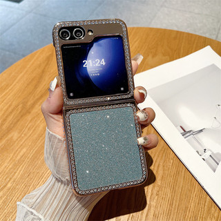 Ốp lưng kim cương lấp lánh mạ điện sang trọng cho Samsung Galaxy Z Flip 6 Flip 5 Flip 4 Flip 3 Ice Maiden Vỏ bảo vệ