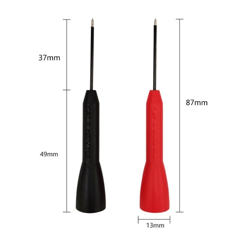 Mon Test Leads Pin Đầu dò thử nghiệm linh hoạt 0 Đầu nối 7mm Kim vạn năng