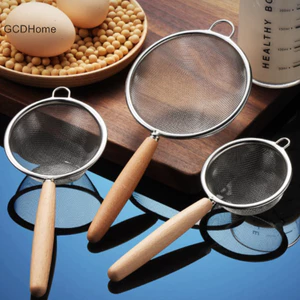 Gcdhome Tay Cầm Thép Không Gỉ Nhỏ Rây Lọc Dầu Lưới Mịn Lọc Đa Năng Lưới Lọc Bột Sifter Dụng Cụ Nướng Bánh Nhà Bếp HOT