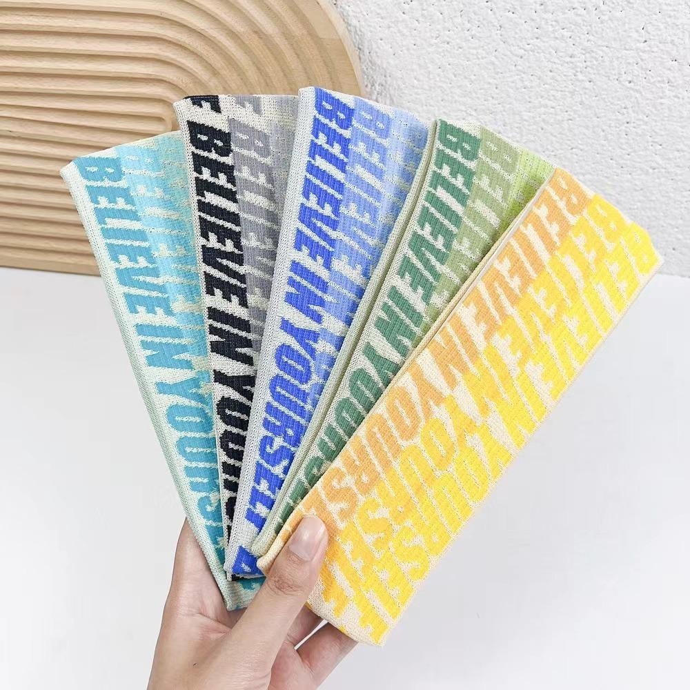 Băng đô thể thao KANGN, Tin vào bản thân Băng đô thời trang, Băng đô tập Yoga co giãn Cotton cực lớn mùa hè để chạy bộ thể dục