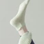 Tất tập Yoga cắt thấp MARGREDY, Tất ngắn thể thao mềm chống trượt, Tất chạy bộ co giãn cao bằng Cotton thoáng khí thể thao