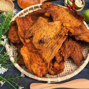 ✅HÀNG LOẠI 1 (Hop 300g) Khô bò miếng mềm đặc sản Củ Chi,thơm ngon,đậm vị,ăn vặt Sương Sương