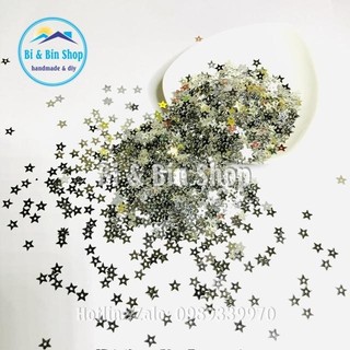 30g Kim Sa Ngôi Sao Phẳng 5mm Màu Kim Đính Kết Trang Phục, Làm Phụ Kiện Thời Trang.