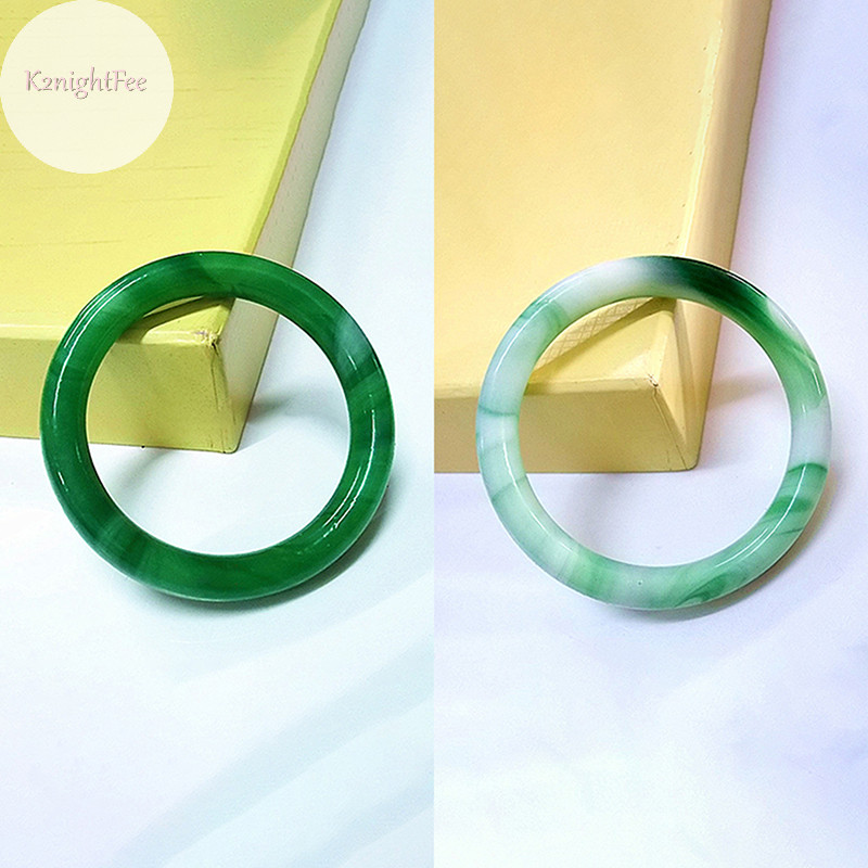 K2nightfee Giả Ngọc Vòng Tay Xanh Nữ Vintage Vòng Tay Nữ Trang Sức Quà Tặng VN