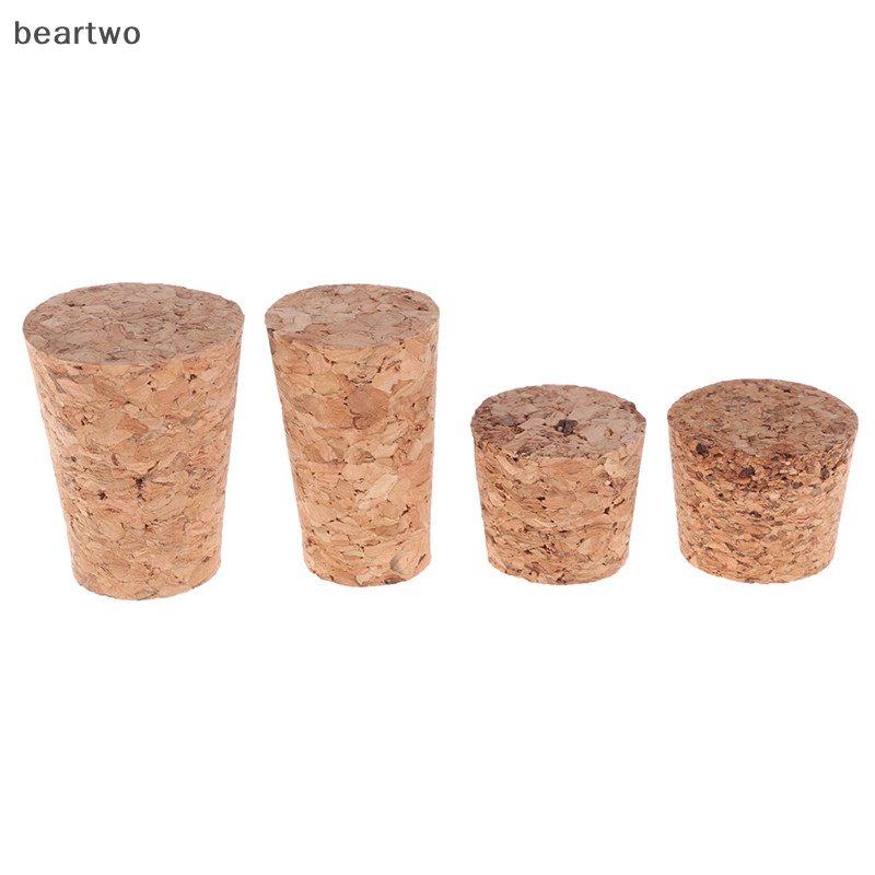 < Beartwo > 10 Chiếc Rượu Thủy Tinh Nút Chặn Ấm Siêu Tốc Pudding Hộp Đựng Nút Chai Mũ Burette Đẹp