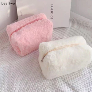 < Beartwo > Túi trang điểm sang trọng dành cho nữ Túi đựng mỹ phẩm du lịch mềm mại Hộp đựng đồ trang điểm dành cho nữ Cô gái trẻ Túi ly hợp cần thiết Đẹp