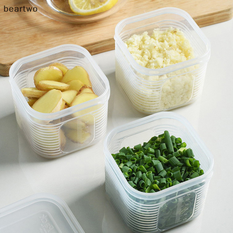< Beartwo > 1 Hộp Đựng Tủ Lạnh Đựng Rau Quả Giỏ Đựng Nước Trái Cây Có Nắp Đẹp