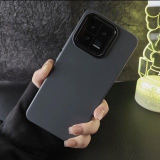 Ốp điện thoại Xiaomi 13 / 14 Ốp điện thoại xiaomi13pro Khung ống kính kim loại mờ siêu mỏng Vỏ cứng lỗ lớn Hàng hóa giao ngay