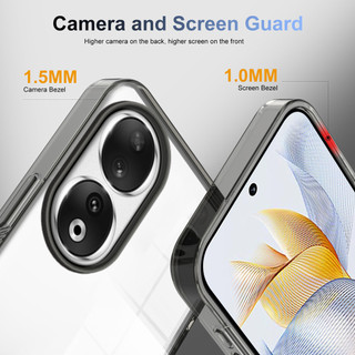 Dành Cho Honor 90 Ốp điện thoại Trong Suốt Chống Sốc Sang Trọng Trong Suốt Chống Trầy Xước Ốp điện thoại Vỏ