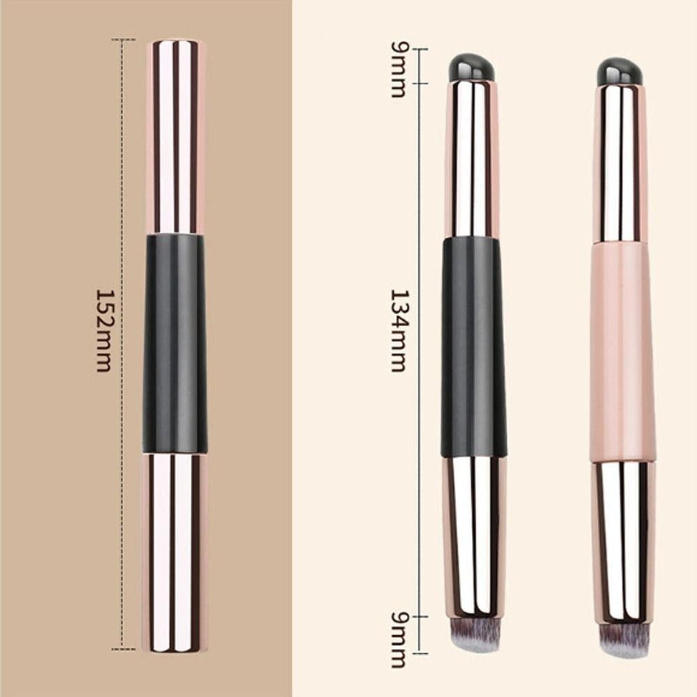 Bàn chải môi silicon Ebinland, Đầu đôi cho cọ trang điểm son môi, Dụng cụ bôi môi đa năng Bàn chải đa năng di động