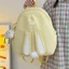 SAIA Rucks, Ba lô phong cách Preppy dễ thương, Ba lô học sinh tai thỏ bằng vải bền bỉ cho bé gái