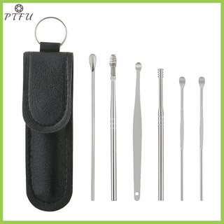 Ptfu Ear Cleaner Wax Pickers Earpick Wax Remover Curette Ear Pick Cleaner Kit Spoon Care Ear Clean Tool Mới
