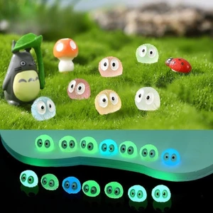 Nightglow Nhỏ Đen Búp Bê Mặt Dây Chuyền Rêu Micro Phong Cảnh Làm Vườn Trang Trí DIY Để Bàn Nhỏ Trang Trí Sáng Tạo Nhựa Thủ Công