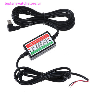 Toplanswatchstore camera hành trình ô tô Cáp cứng USB cho máy quay phim ô tô DVR 12V / 24V đến 5V VN