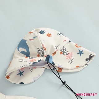 Mg-kids Bé Trai Dài Tay Đồ Bơi Thường Ngày In Hình Động Vật Hàng Hải Dây Kéo Rash Guard Đồ Bơi Và Mũ Đi Biển Bộ Đồ Tắm