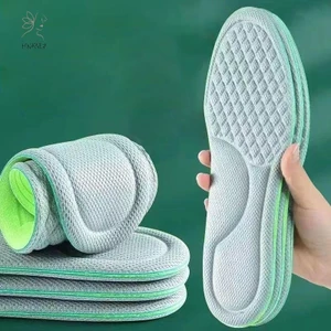 Hnkmp 2 Chân Chỉnh Hình Đế Giày Chạy Bộ Nhớ Mềm Xốp Đế Cho Giày Nam Nữ Khử Mùi Thấm Hút-Áo Massage Thể Thao.